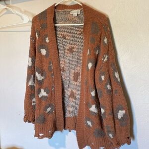 Loveriche distressed cardigan size s